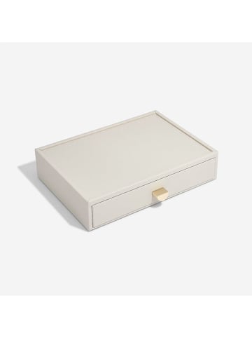 Stackers Schmuckkasten "Classic" in Creme - (B)25 x (H)18 x (T)5,8 cm