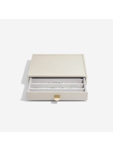 Stackers Schmuckkasten "Classic" in Creme - (B)25 x (H)18 x (T)5,8 cm