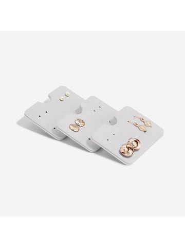 Stackers 3er-Set: Ohrring-Aufhänger in Grau - (B)7,5 x (H)5 cm