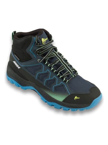 Ande Trekkingschuhe "Cobra Mid" in Blau/ Dunkelblau/ Schwarz