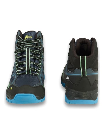 Ande Buty trekkingowe "Cobra Mid" w kolorze niebiesko-granatowo-czarnym