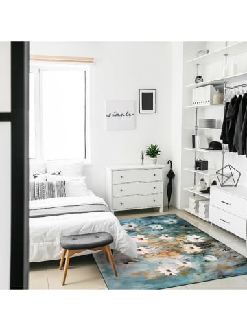 deco Rugs & Carpet Laagpolig tapijt "Antalya" blauw