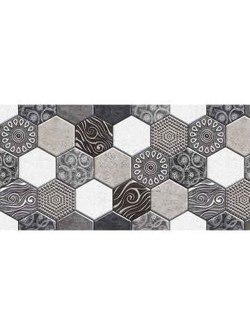 deco Rugs & Carpet Vinyl-Teppich in Grau
