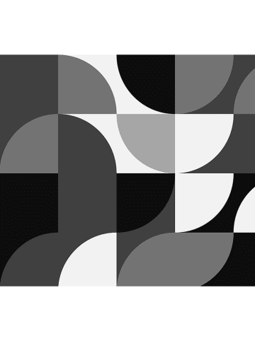 deco Rugs & Carpet Vinyl tapijt zwart/grijs