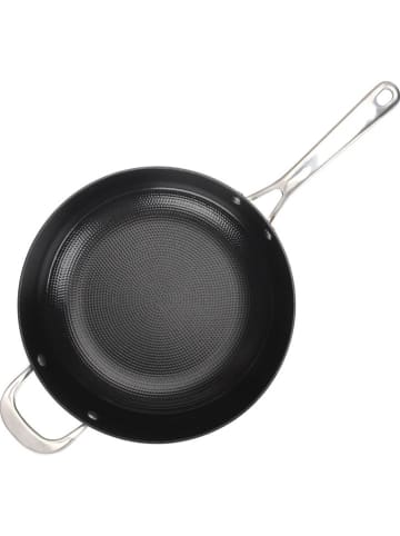 Laguiole 2-delige set: braadpan met deksel "Airlron" rood - Ø 28 cm