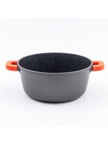 Laguiole 2tlg. Set: Kochtopf ''Greblon'' in Grau - 4,3 l