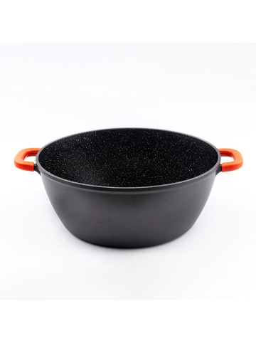 Laguiole 2tlg. Set: Kochtopf ''Greblon'' in Grau - 23,5 l