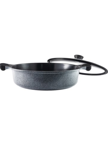 Laguiole 2-delige set: serveerpan "Charbon" grijs - Ø 28 cm