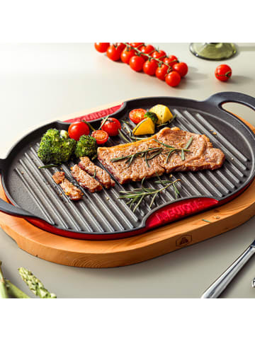 Laguiole Grillpan zwart - (L)26 x (B)36 cm