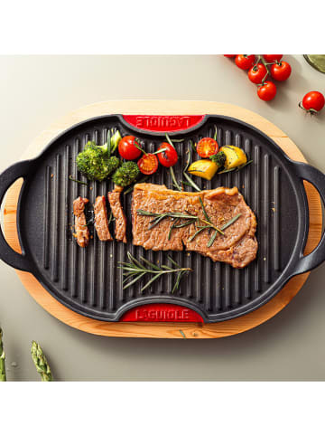 Laguiole Grillpan zwart - (L)26 x (B)36 cm