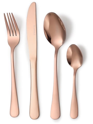 Laguiole 24-delige bestekset "Eclat" roségoudkleurig
