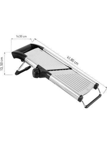 Laguiole Mandoline zilverkleurig - (B)16,5 x (H)41,8 x (D)13,5 cm