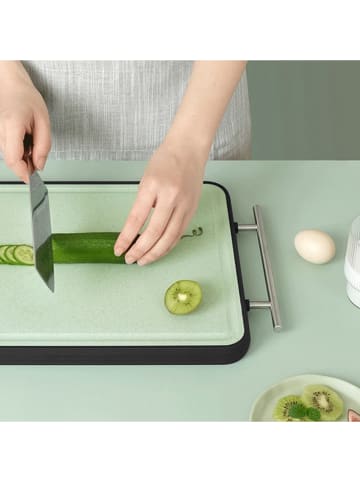 Laguiole Snij- en ontdooiplank groen/zilverkleurig - (L)43 x (B)27,5 cm