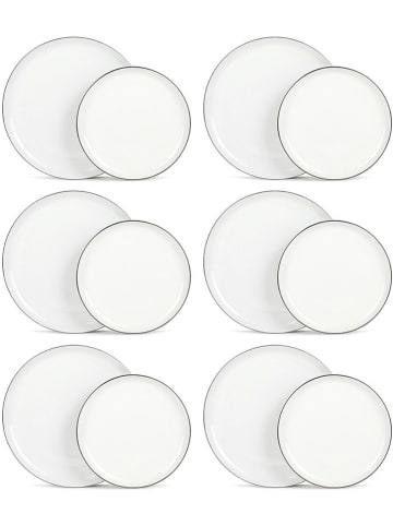 Laguiole 12-delig tafelservies "Sélène'' wit