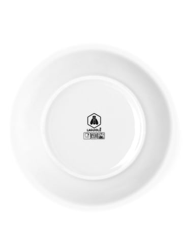 Laguiole Talerze obiadowe (6 szt.) "Sélène" w kolorze białym - Ø 27,2 cm