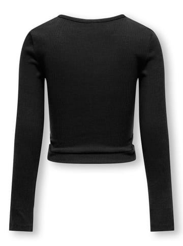 KIDS ONLY Longsleeve "Nessa Life" in Schwarz