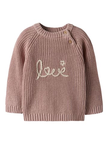 Lil Atelier Sweter "Emlen" w kolorze jasnoróżowym