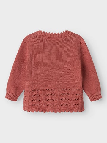 Lil Atelier Kardigan "Lola" w kolorze ciemnoczerwonym