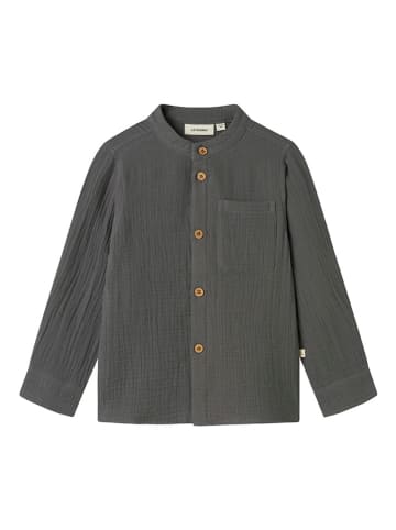 Lil Atelier Blouse "Loros" antraciet