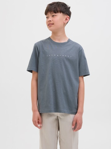 JACK & JONES Junior Shirt "Star" in Blau/ Grau