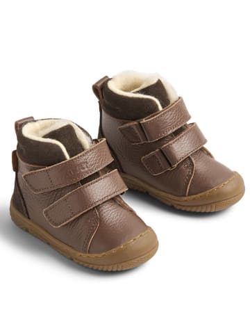 Wheat Leren winterboots bruin