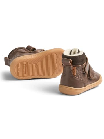 Wheat Leder-Winterboots in Braun