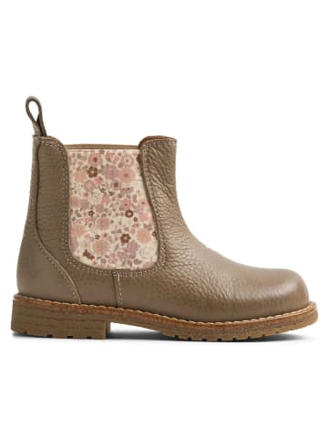 Wheat Leder-Chelsea-Boots in Hellbraun