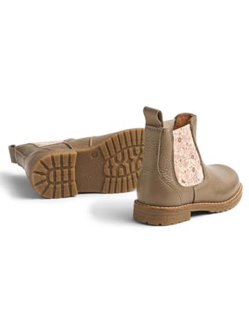 Wheat Leder-Chelsea-Boots in Hellbraun