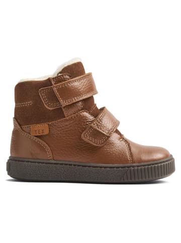 Wheat Leder-Winterboots in Hellbraun