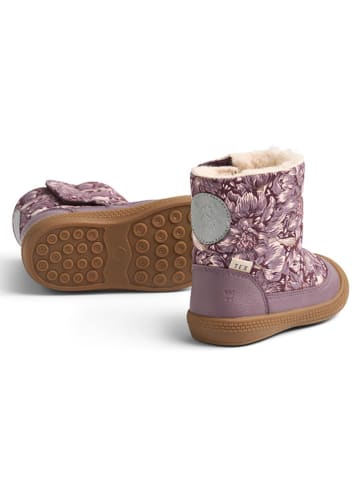 Wheat Winterboots paars