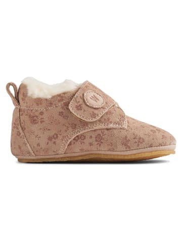 Wheat Leder-Hausschuhe in Rosa