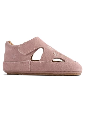 Wheat Leder-Halbsandalen in Rosa