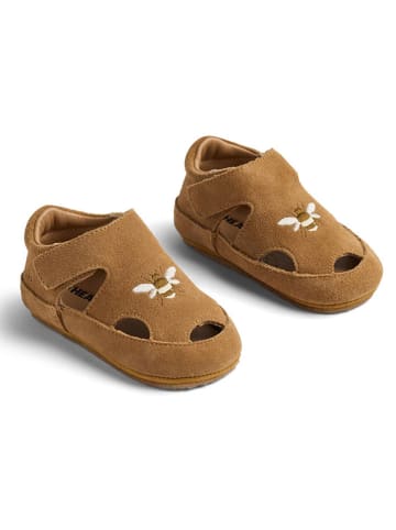 Wheat Leren enkelsandalen lichtbruin