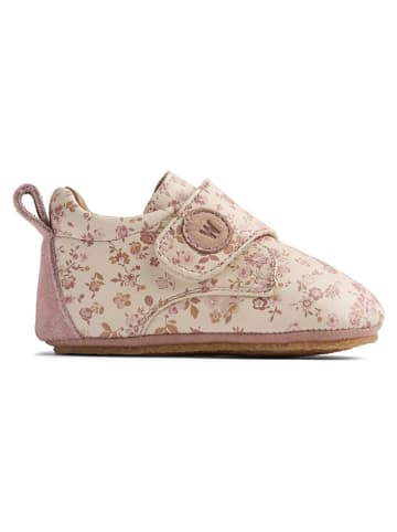Wheat Leren pantoffels beige