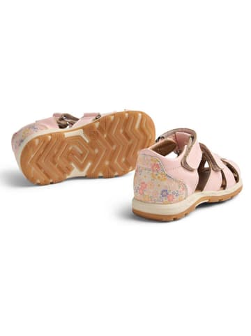 Wheat Leder-Halbsandalen in Rosa