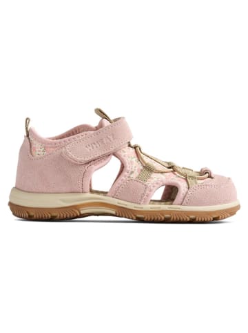 Wheat Leder-Halbsandalen in Rosa