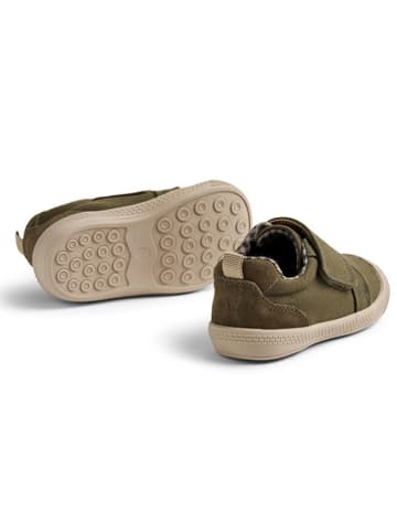 Wheat Buty w kolorze oliwkowym do nauki chodzenia