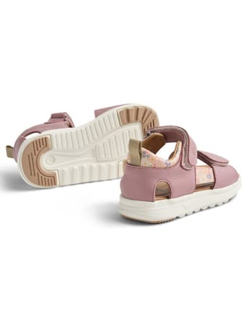 Wheat Leder-Sandalen in Rosa