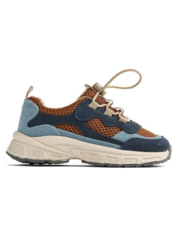 Wheat Sneakers donkerblauw/lichtbruin