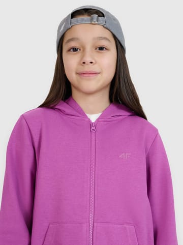 4F Bluza w kolorze fioletowym