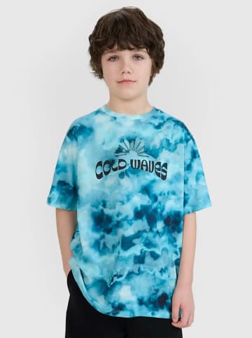 4F Shirt in Hellblau/ Blau