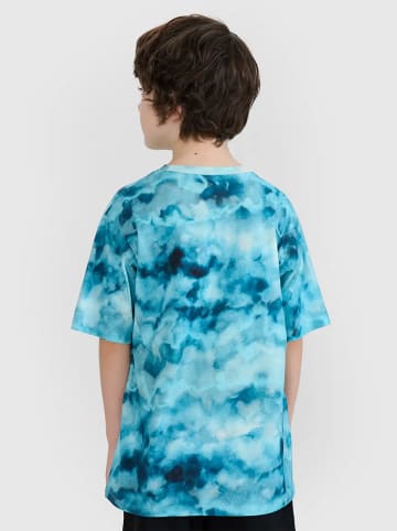 4F Shirt in Hellblau/ Blau