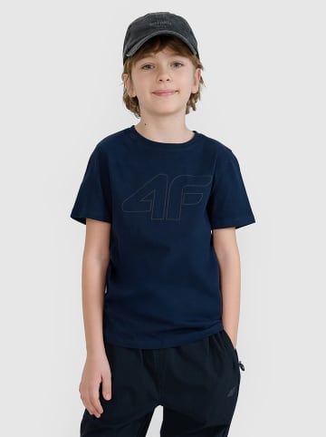 4F Shirt in Dunkelblau