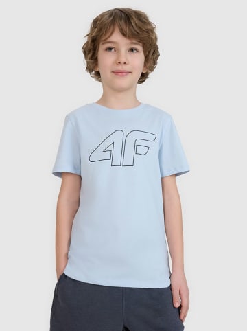 4F Shirt in Hellblau