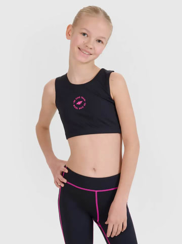 4F Sportbeha zwart - low