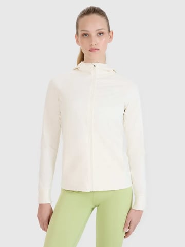 4F Sweatjacke in Creme
