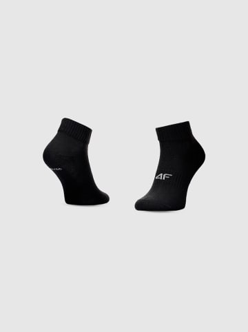 4F 3er-Set: Sportsocken in Grau/ Schwarz/ Creme
