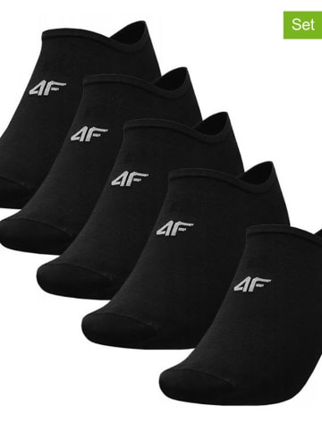 4F 5er-Set: Sportsocken in Schwarz