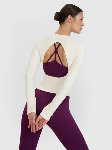 4F Functionele longsleeve crème