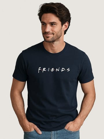 WOOOP Koszulka "Friends" w kolorze granatowym